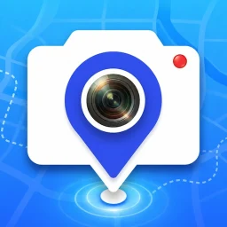 타임스탬프 카메라 - 날짜 시간 인증샷 GPS 지도 아이콘